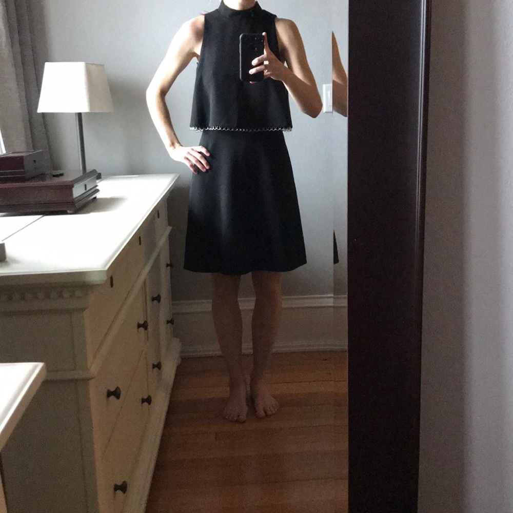 Muse Embellished Mandarin Collared Dress 04